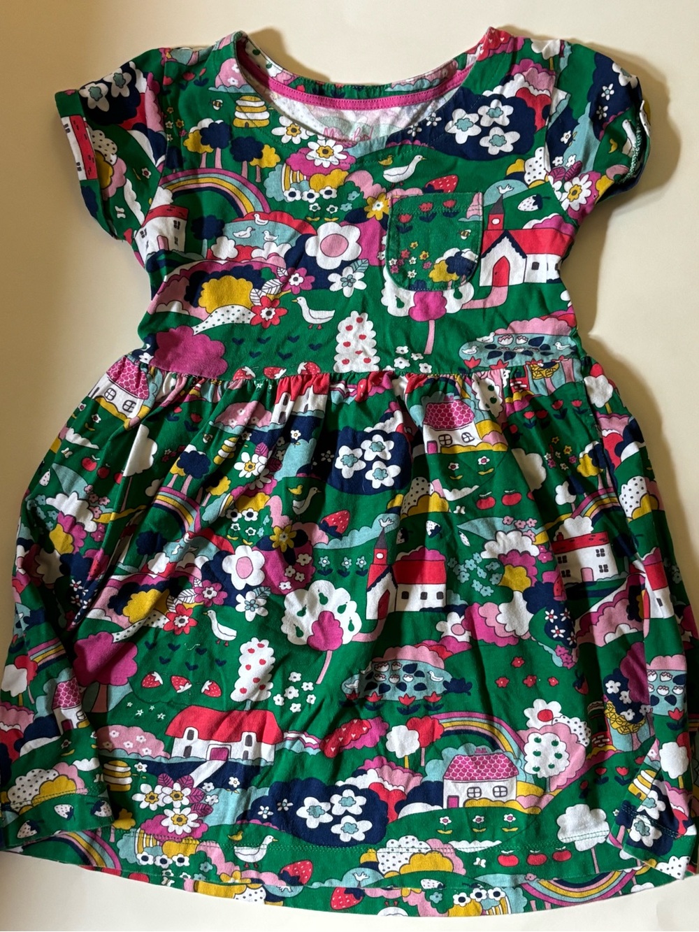 Mini Boden Green “Village” Drews
